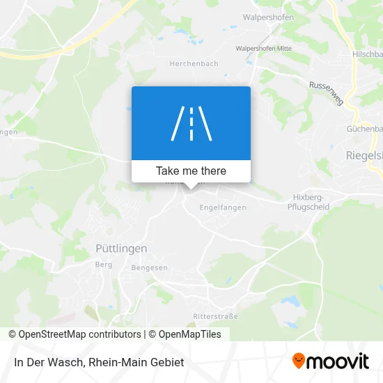 In Der Wasch map