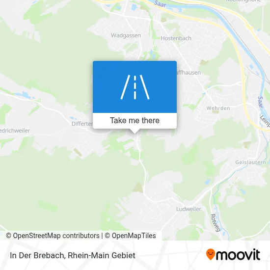 In Der Brebach map