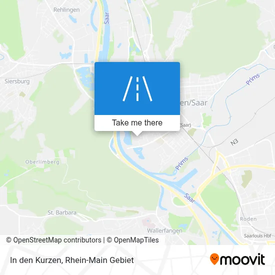 In den Kurzen map