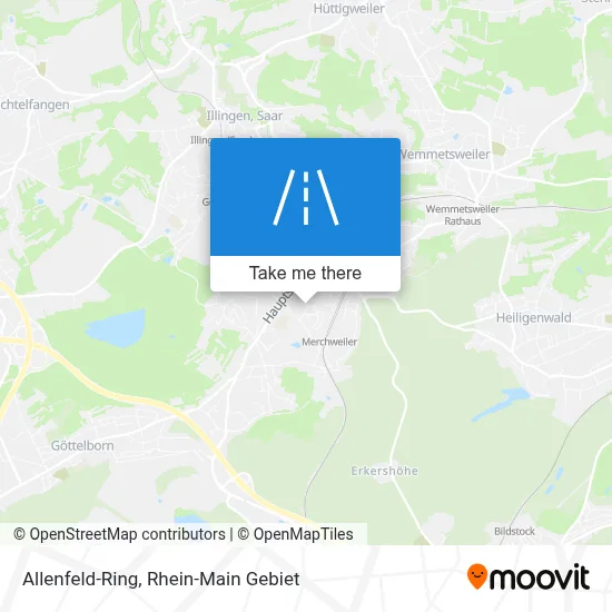 Allenfeld-Ring map