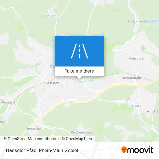 Hasseler Pfad map