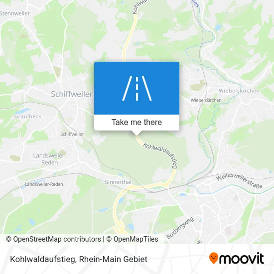 Kohlwaldaufstieg map