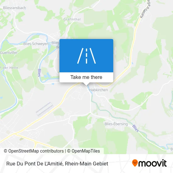 Rue Du Pont De L'Amitié map