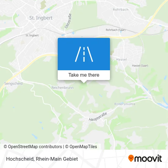 Hochscheid map