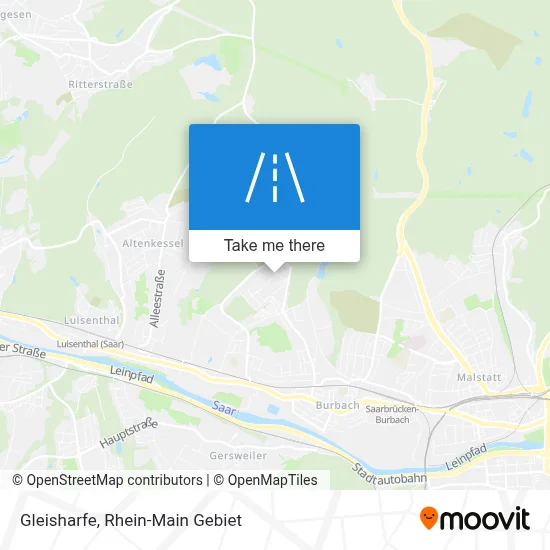 Gleisharfe map