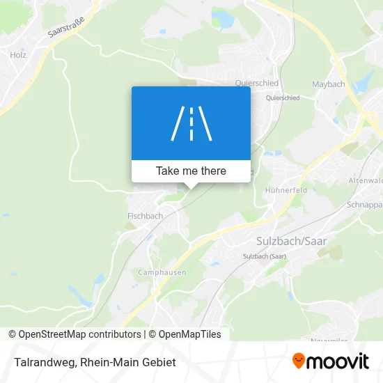 Talrandweg map
