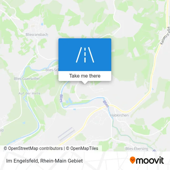 Im Engelsfeld map