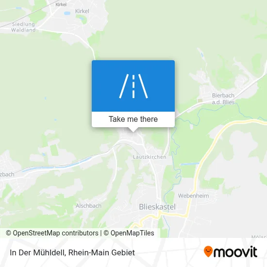 In Der Mühldell map