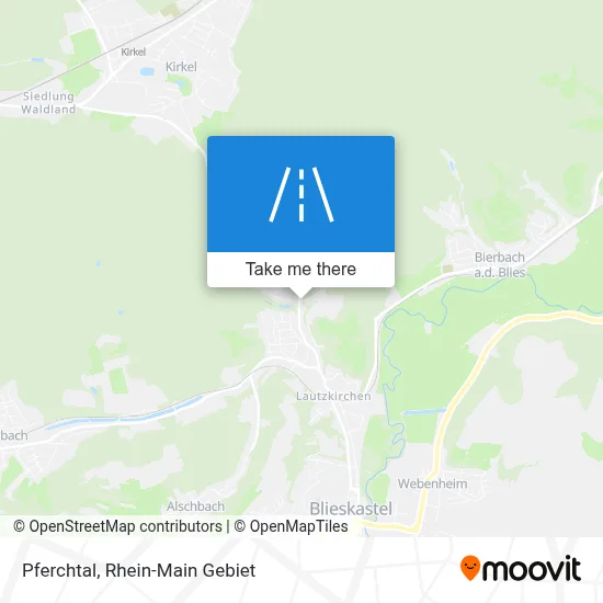Pferchtal map