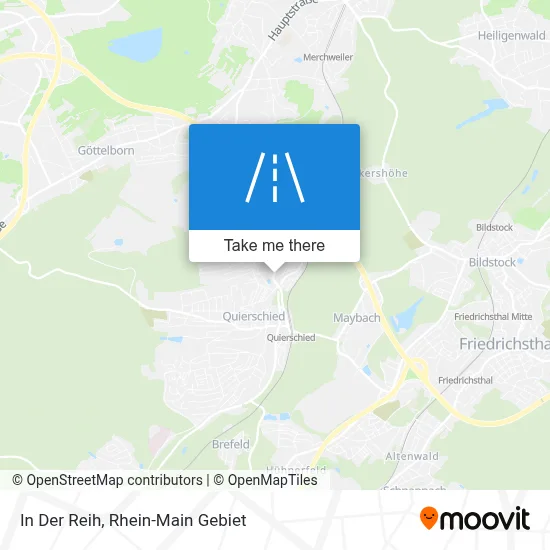 In Der Reih map