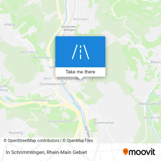 In Schrimmlingen map