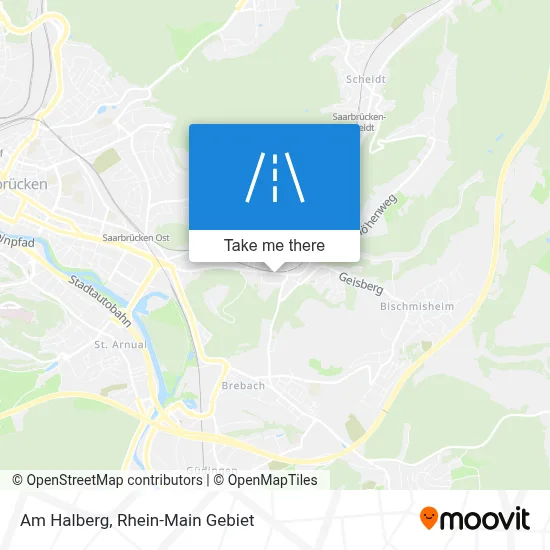 Am Halberg map
