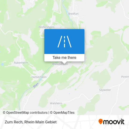 Zum Rech map