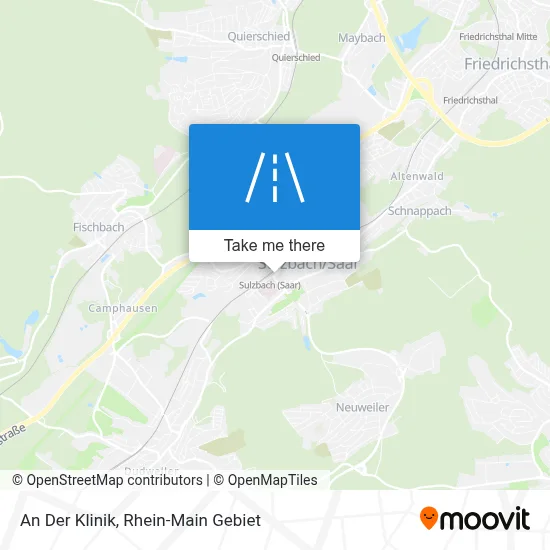 An Der Klinik map