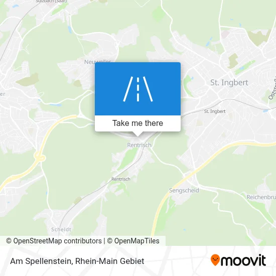 Am Spellenstein map