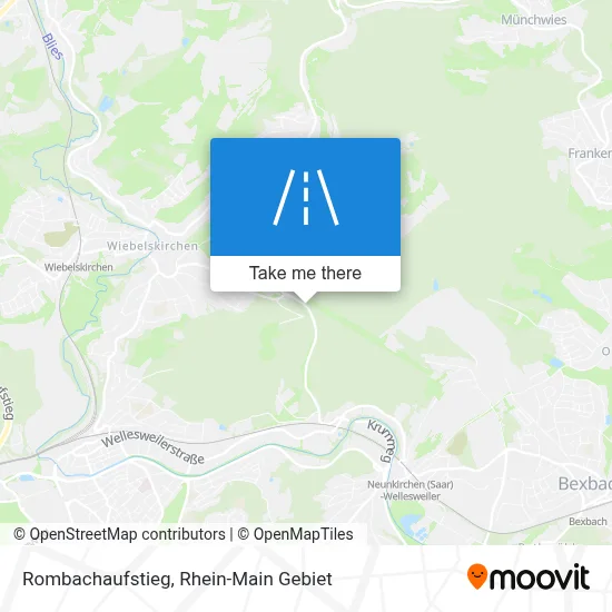 Rombachaufstieg map