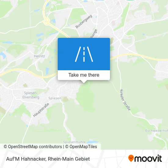 Auf'M Hahnacker map