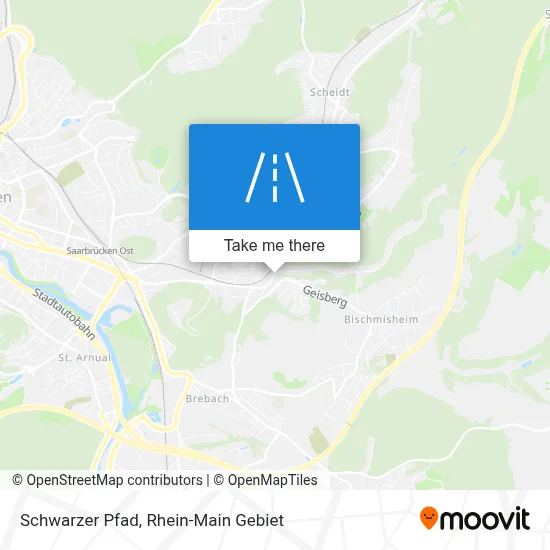 Schwarzer Pfad map