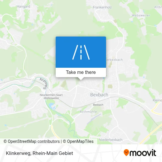 Klinkerweg map