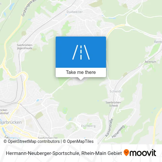 Hermann-Neuberger-Sportschule map