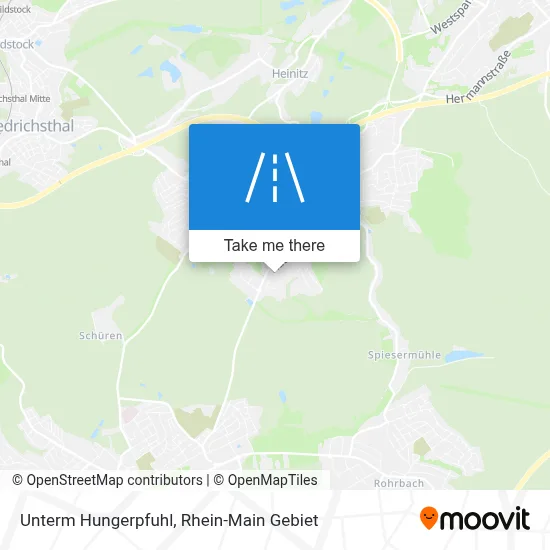 Unterm Hungerpfuhl map