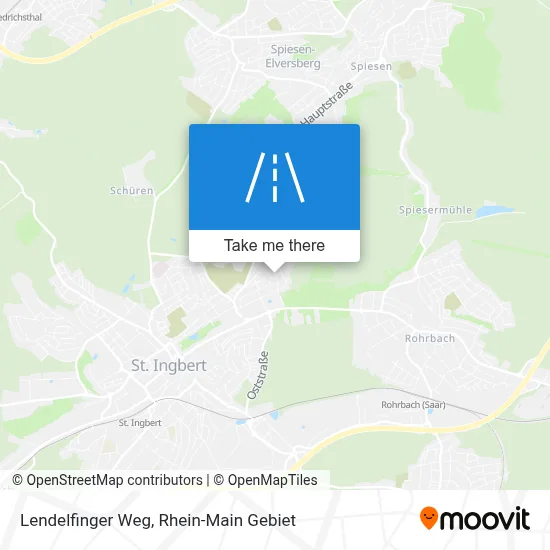 Lendelfinger Weg map