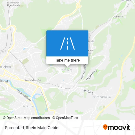 Spreepfad map