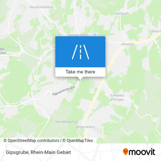 Gipsgrube map