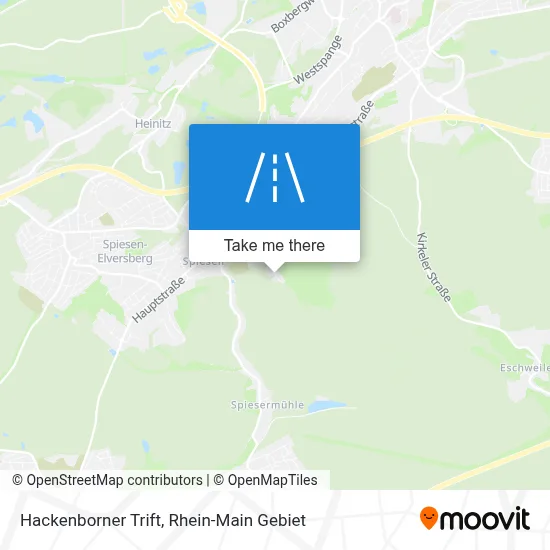 Hackenborner Trift map