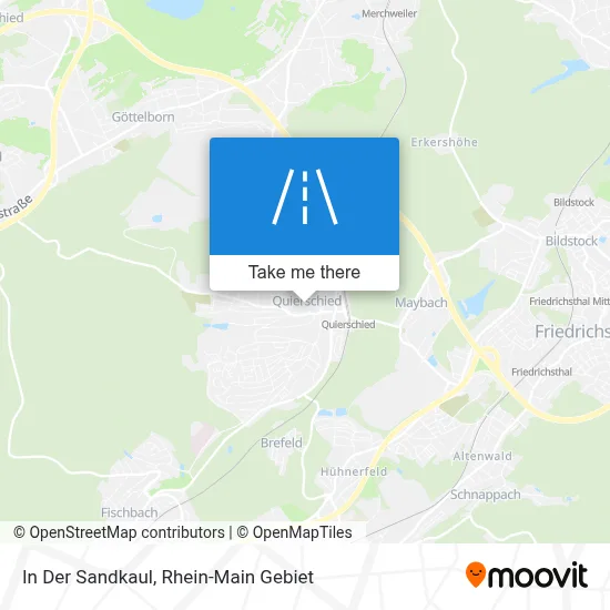 In Der Sandkaul map