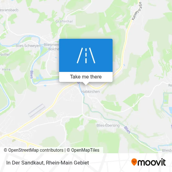 In Der Sandkaut map