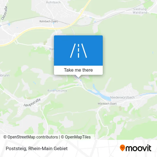 Poststeig map