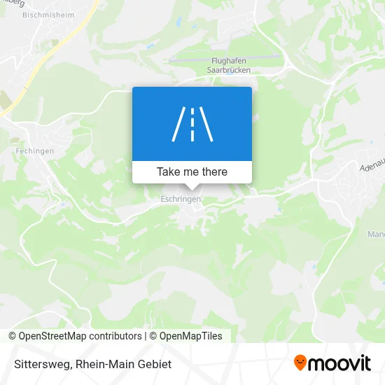 Sittersweg map