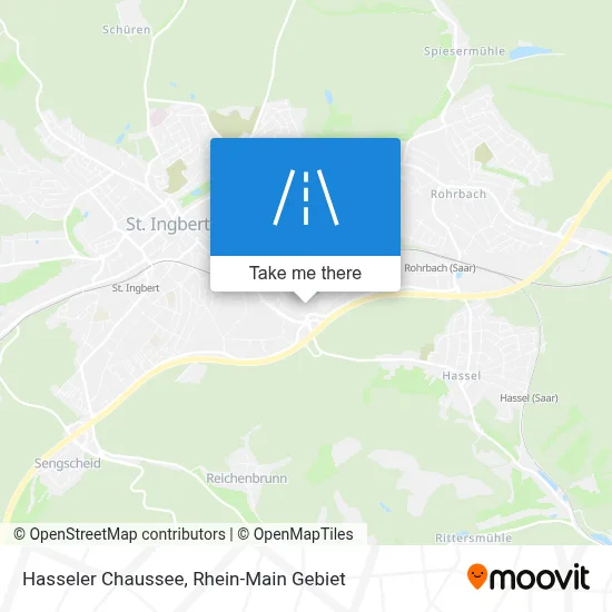 Hasseler Chaussee map