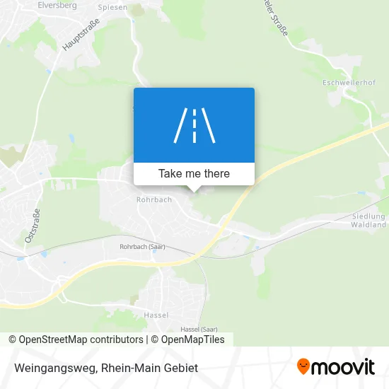 Weingangsweg map