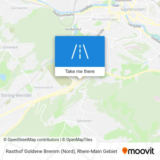 Rasthof Goldene Bremm (Nord) map