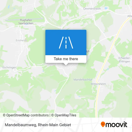 Mandelbaumweg map