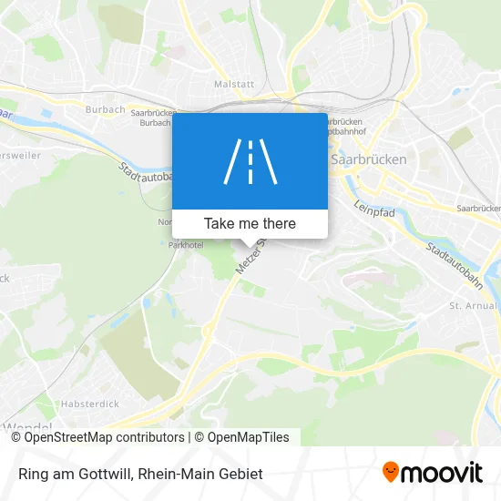 Ring am Gottwill map