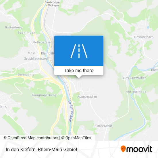In den Kiefern map