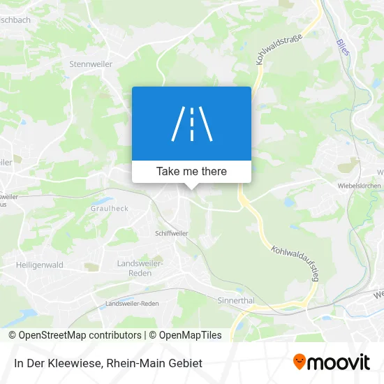 In Der Kleewiese map