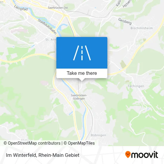 Im Winterfeld map