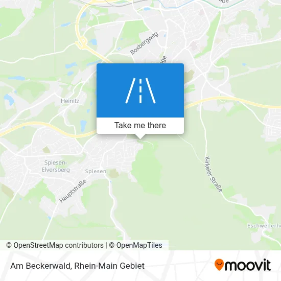 Am Beckerwald map