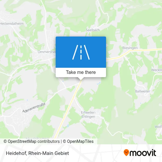 Heidehof map
