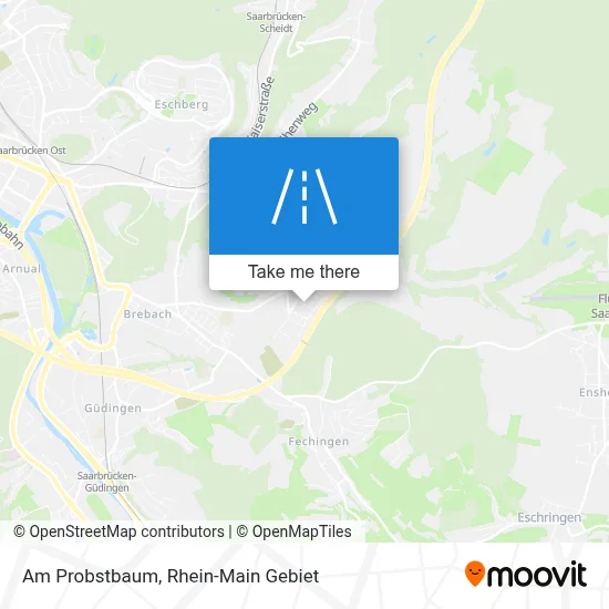 Am Probstbaum map