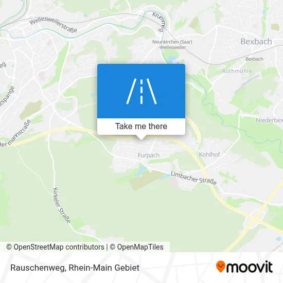 Rauschenweg map