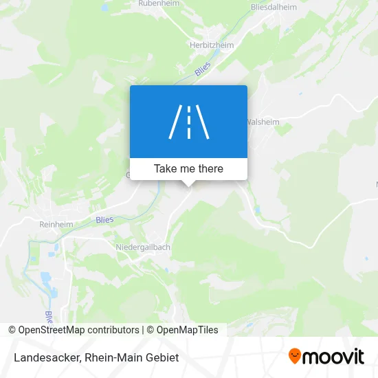 Landesacker map