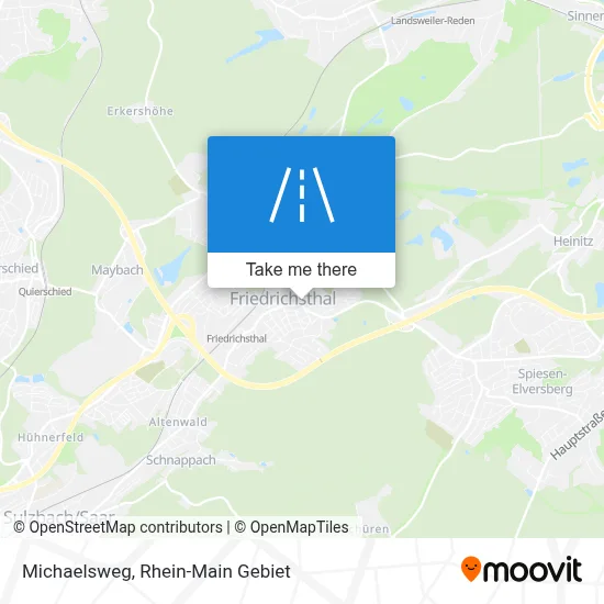 Michaelsweg map