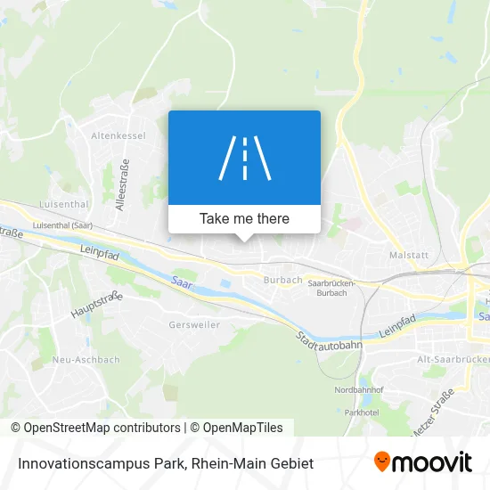 Innovationscampus Park map