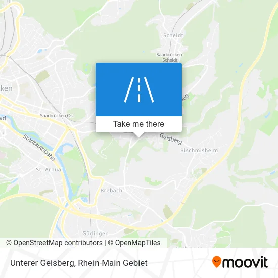 Unterer Geisberg map