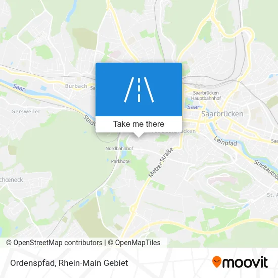 Ordenspfad map